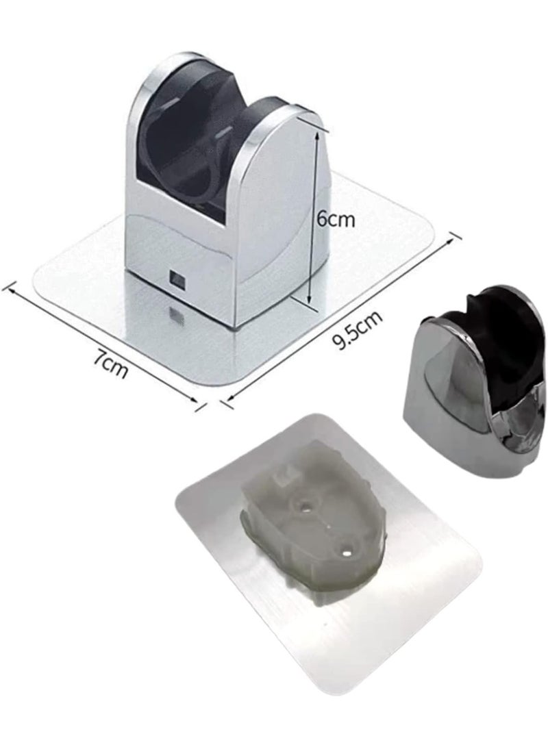 TYCOM Shower Head Holder Strong Adhesive and Waterproof Shower Head Holder Adjustable Handheld Shower Holder Wall Mount Shower Bracket. - Image 2